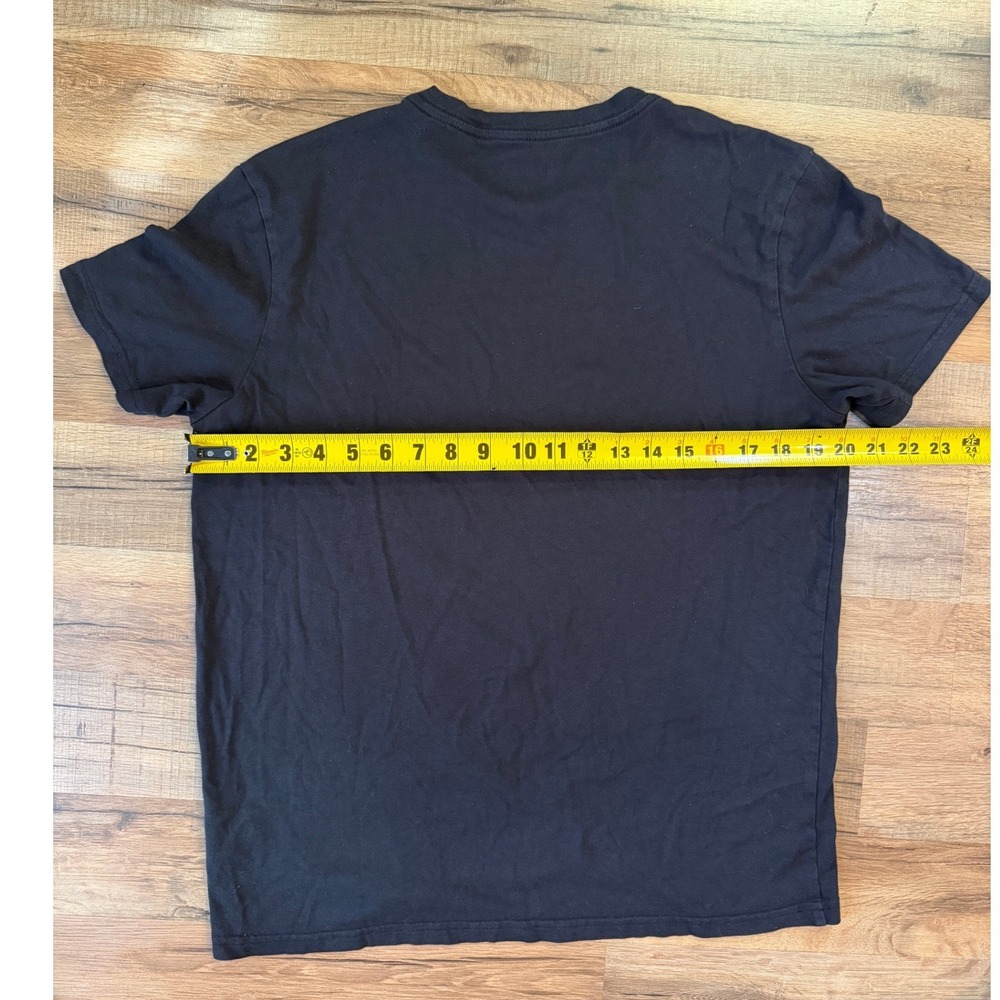 Quince T-Shirt Black Cotton Modal Crewneck Minimalist Essential Tee Mens Medium - Picture 4 of 4